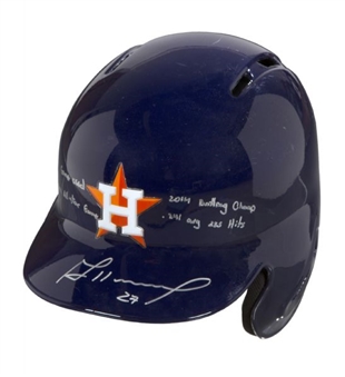 Jose Altuve 2014 All-Star Game Used and Signed Helmet (MLB Authenticated)